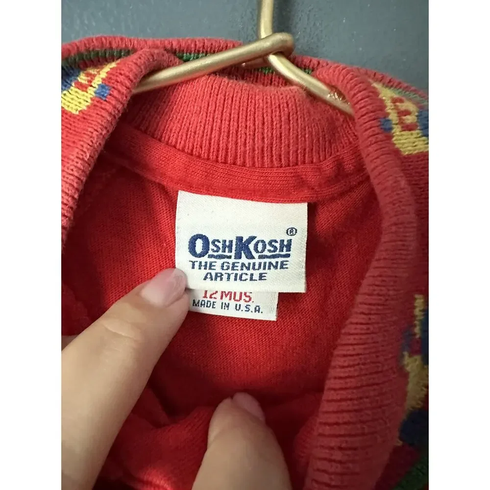 Vintage Oshkosh Apple‎ Farm Polo Shirt